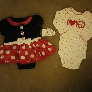 Bundle of 2 Minnie Mouse & Carter's